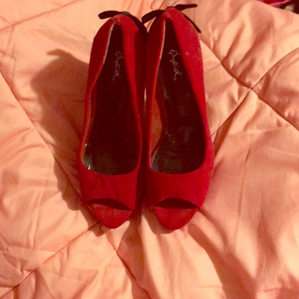 High heels.